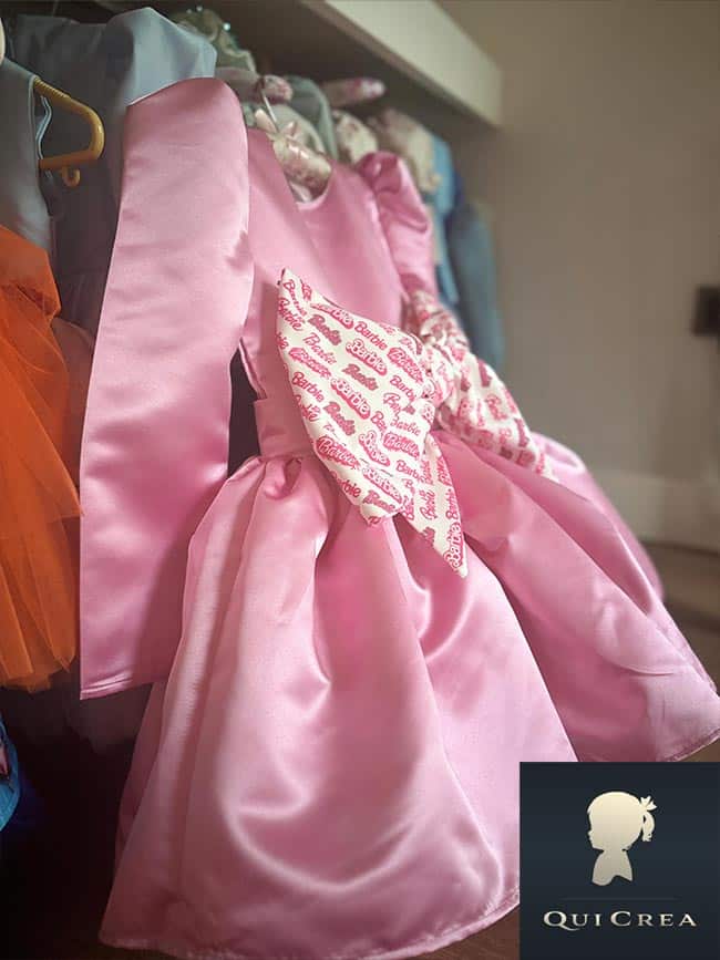 Abito Barbie Bambina - Vista Prospettica