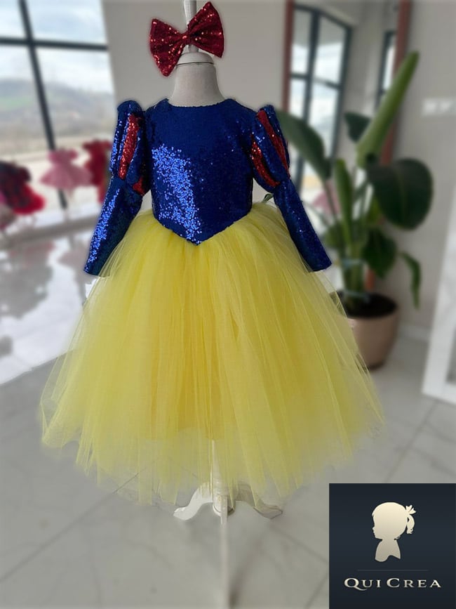 Costume Biancaneve Bambina - Vista Generale