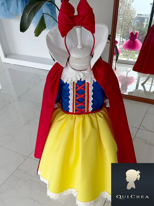 Principessa Biancaneve costume bambina su misura