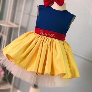 Vestito Biancaneve Bambina - Vista Frontale