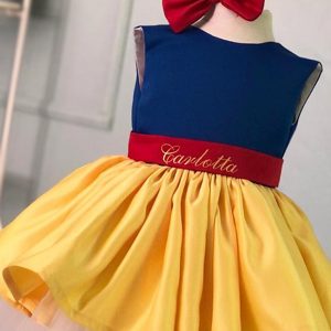 Dettaglio del corpetto - Vestito Biancaneve Bambina