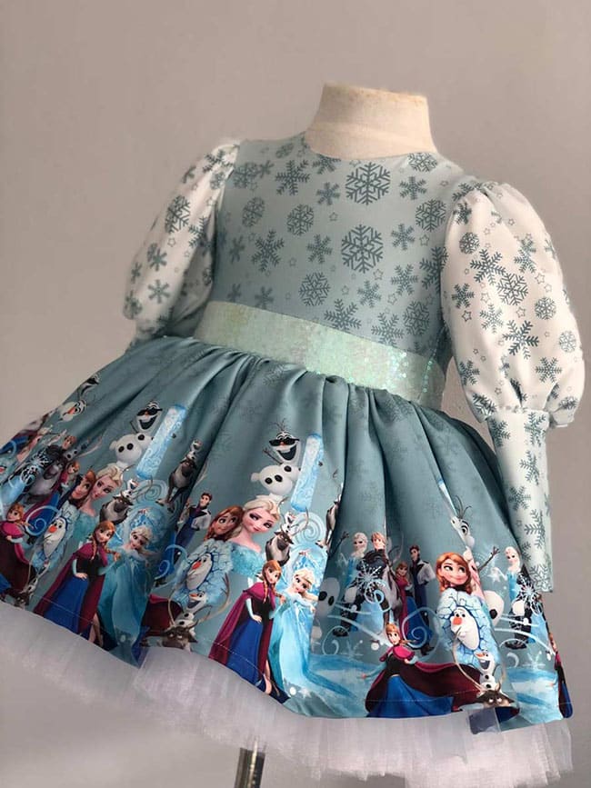 Vestito a tema Frozen 4 Vestito Frozen Bambina 3 Anni