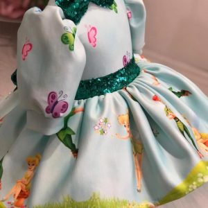 Gonna voluminosa in tulle dell'abito Trilli per bambina.