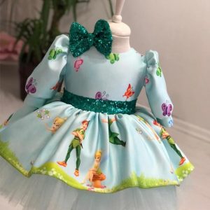 Vestito Trilli per bambina con tulle rigido e morbido.