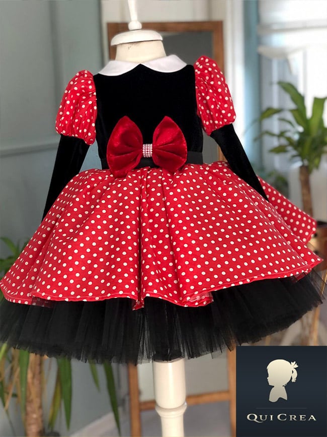 Vestito Minnie bambina su misura
