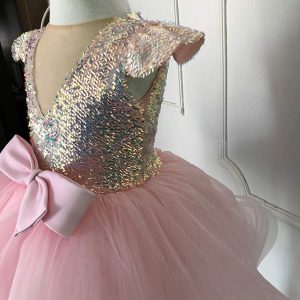 Vestito in paillette - dettagli della parte superiore