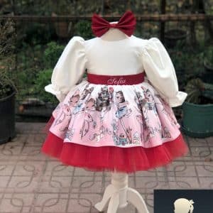 Vestito tema ballerina bambina - Vista completa